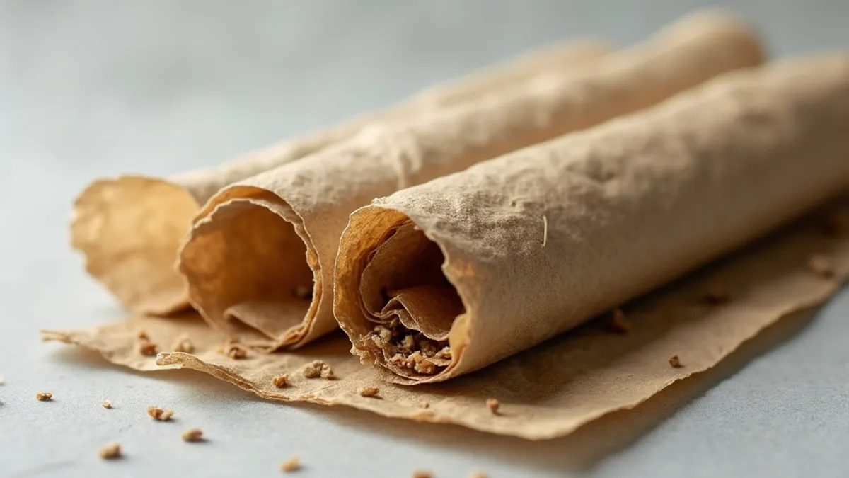 Hanf Wraps richtig wickeln